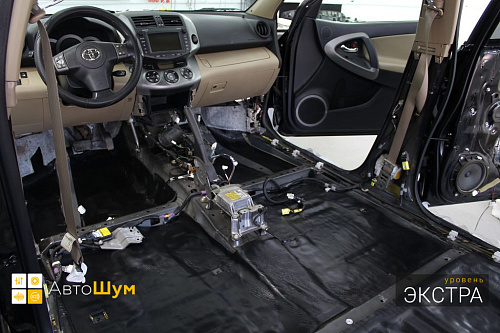 Шумоизоляция пола Тойота РАВ 4 (XA30)
