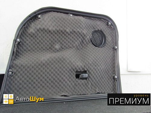 Шумоизоляция дверных обшивок Тойоты ББ.