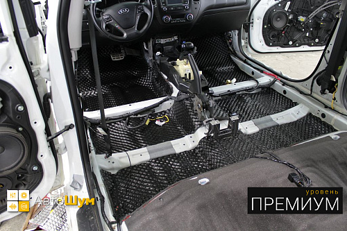 Шумоизоляция пола киа церато