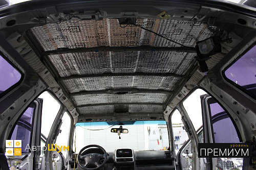 Виброизоляция крыши Хонда СР-В 2