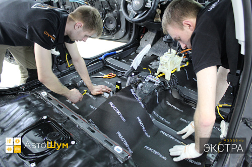 Звукоизоляция пола Киа Церато