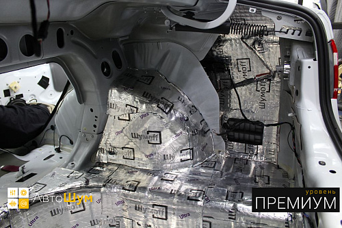 Виброизоляция арок Лады Весты