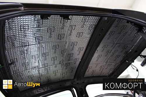 Виброизоляция крыши Поло MK5