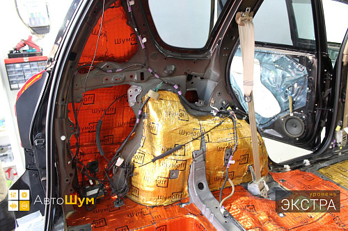 Виброизоляция арок Тойота РАВ 4 (XA30)