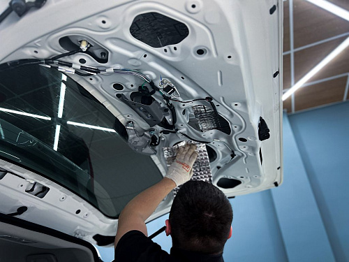 Виброизоляция пятой двери Тойота Фортунер