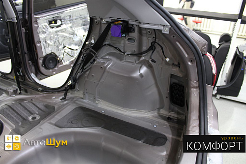 Виброизоляция арок и крыльев Киа Рио Х-Лайн