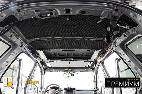 Шумо и теплоизоляция крыши Хавал Н6