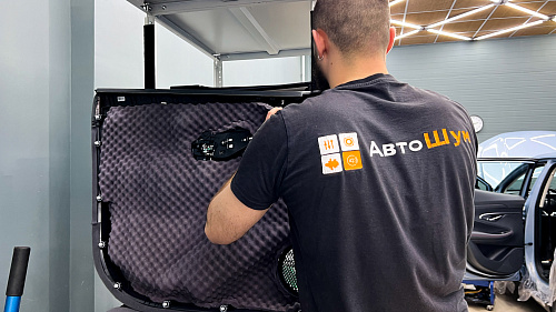 Шумоизоляция дверной обшивки Чанган Юни-Т