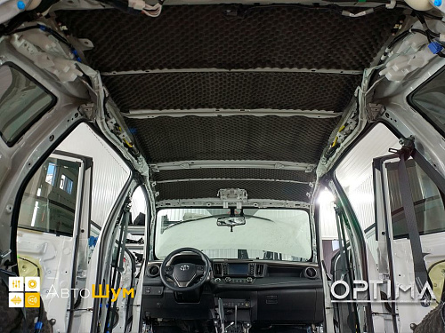 Шумоизоляция крыши Тойоты Ра4 Ха40