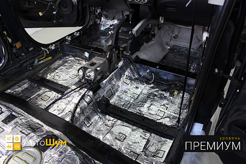 Виброизоляция пола Митсубиси Аутледер ХЛ