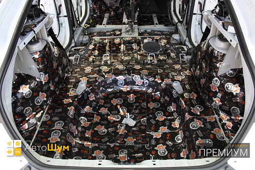 Виброизоляция багажника Рено Аркана